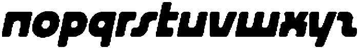 CS Rento Italic otf (400) Font LOWERCASE