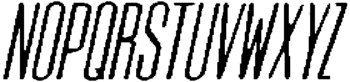 CS Resting Drawn Italic otf (400) Font UPPERCASE