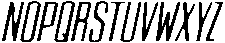 CS Resting Drawn Italic otf (400) Font LOWERCASE