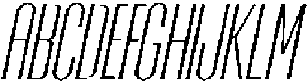 CS Resting Italic otf (400) Font UPPERCASE