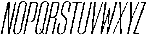 CS Resting Italic otf (400) Font UPPERCASE