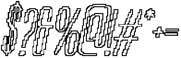 CS Resting Pixel Outline otf (400) Font OTHER CHARS