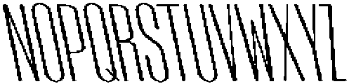 CS Resting Reverse Italic otf (400) Font UPPERCASE