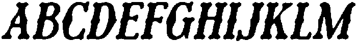 CS Revenant Drawn Italic otf (400) Font UPPERCASE