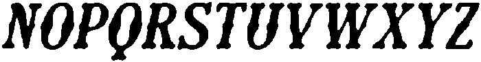 CS Revenant Drawn Italic otf (400) Font UPPERCASE