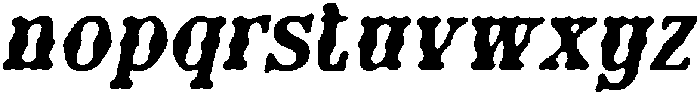 CS Revenant Drawn Italic otf (400) Font LOWERCASE