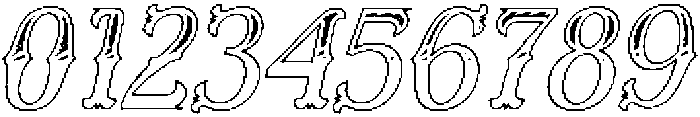 CS Revenant Stippled Italic otf (400) Font OTHER CHARS