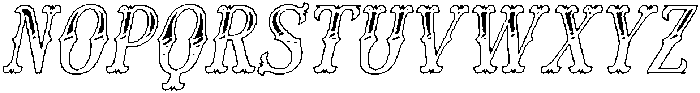 CS Revenant Stippled Italic otf (400) Font UPPERCASE
