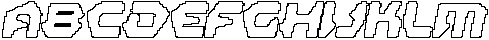 CS Revson Pixel Outline otf (400) Font