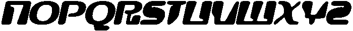CS Rexa Drawn Italic otf (400) Font UPPERCASE