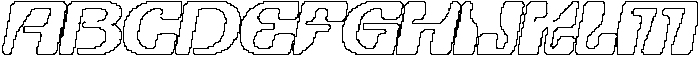 CS Rexa Pixel Outline otf (400) Font UPPERCASE
