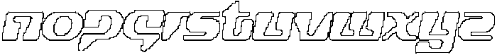 CS Rexa Pixel Outline otf (400) Font LOWERCASE