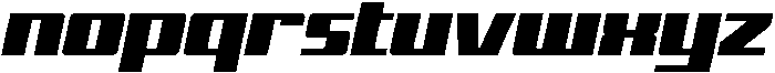 CS Reznor Italic otf (400) Font LOWERCASE