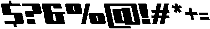 CS Reznor Reverse Italic otf (400) Font OTHER CHARS