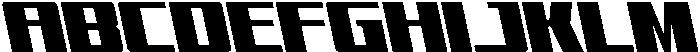 CS Reznor Reverse Italic otf (400) Font UPPERCASE