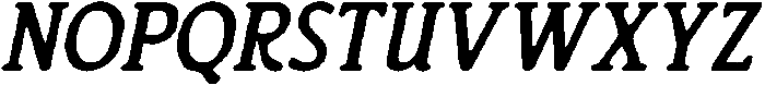 CS Rhesa Drawn Italic otf (400) Font UPPERCASE