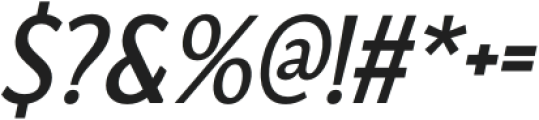 CS Rhesa Italic otf (400) Font OTHER CHARS