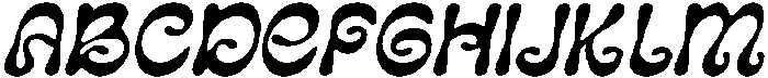 CS Rianty Drawn Italic otf (400) Font UPPERCASE