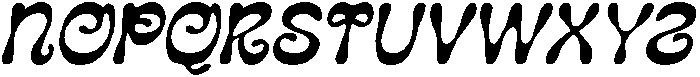 CS Rianty Drawn Italic otf (400) Font UPPERCASE