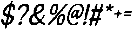 CS Ricotta Drawn Italic otf (400) Font OTHER CHARS