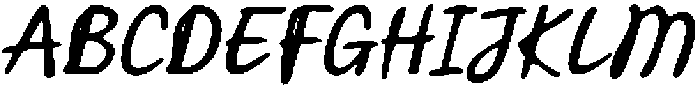 CS Ricotta Drawn Italic otf (400) Font UPPERCASE