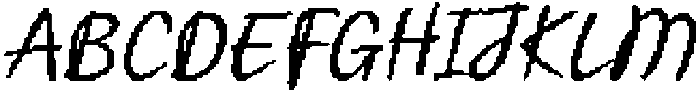CS Ricotta Pixel Regular otf (400) Font UPPERCASE