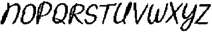 CS Ricotta Pixel Regular otf (400) Font UPPERCASE