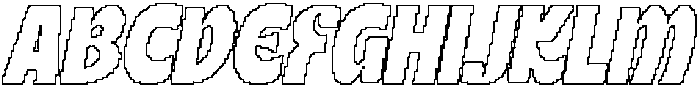 CS Rihana Pixel Outline otf (400) Font