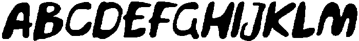 CS Rijeka Drawn Italic otf (400) Font UPPERCASE