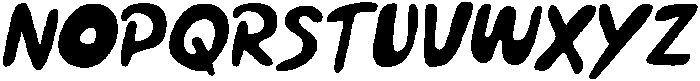 CS Rijeka Drawn Italic otf (400) Font UPPERCASE