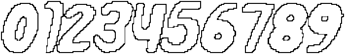 CS Rijeka Pixel Outline otf (400) Font OTHER CHARS