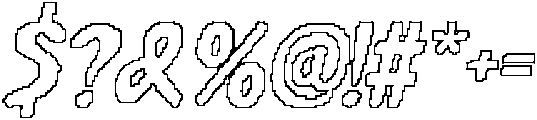 CS Rijeka Pixel Outline otf (400) Font OTHER CHARS