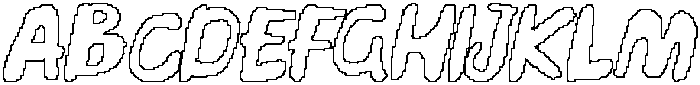 CS Rijeka Pixel Outline otf (400) Font