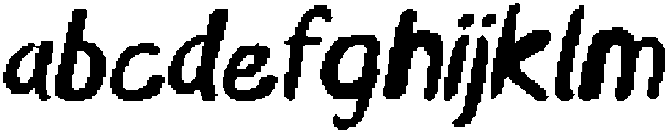 CS Rijeka Pixel Regular otf (400) Font LOWERCASE