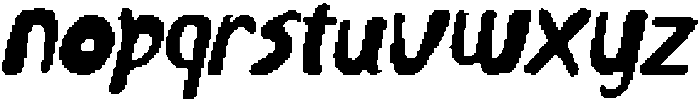 CS Rijeka Pixel Regular otf (400) Font LOWERCASE