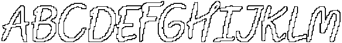 CS Ringo Pixel Outline otf (400) Font