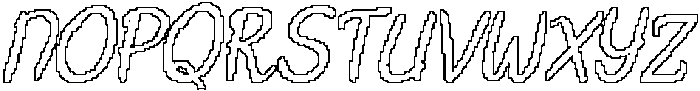 CS Ringo Pixel Outline otf (400) Font UPPERCASE