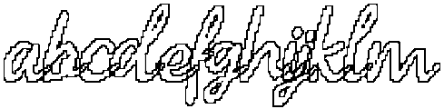 CS Ringo Pixel Outline otf (400) Font LOWERCASE