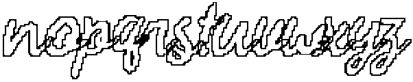 CS Ringo Pixel Outline otf (400) Font LOWERCASE