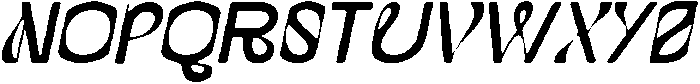 CS Riona Drawn Italic otf (400) Font UPPERCASE