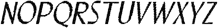 CS Riposte Disco Italic otf (400) Font UPPERCASE