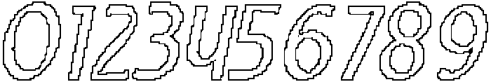 CS Riposte Pixel Outline otf (400) Font OTHER CHARS