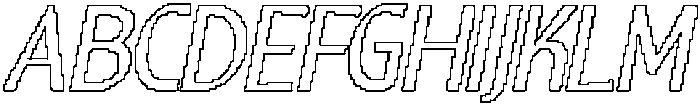 CS Riposte Pixel Outline otf (400) Font