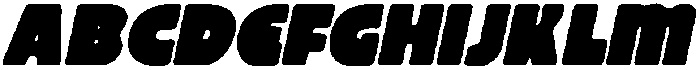 CS Risgard Drawn Italic otf (400) Font UPPERCASE