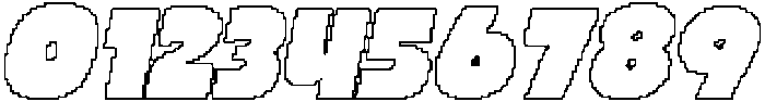 CS Risgard Pixel Outline otf (400) Font OTHER CHARS