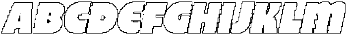 CS Risgard Pixel Outline otf (400) Font