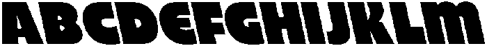 CS Risgard Reverse Italic otf (400) Font UPPERCASE