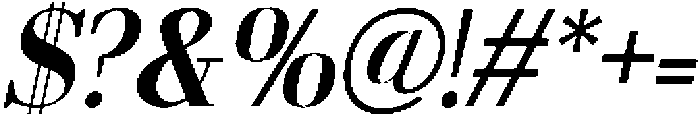 CS Ristara Italic otf (400) Font OTHER CHARS