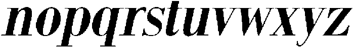 CS Ristara Italic otf (400) Font LOWERCASE