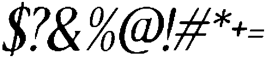 CS Ristela Drawn Italic otf (400) Font OTHER CHARS